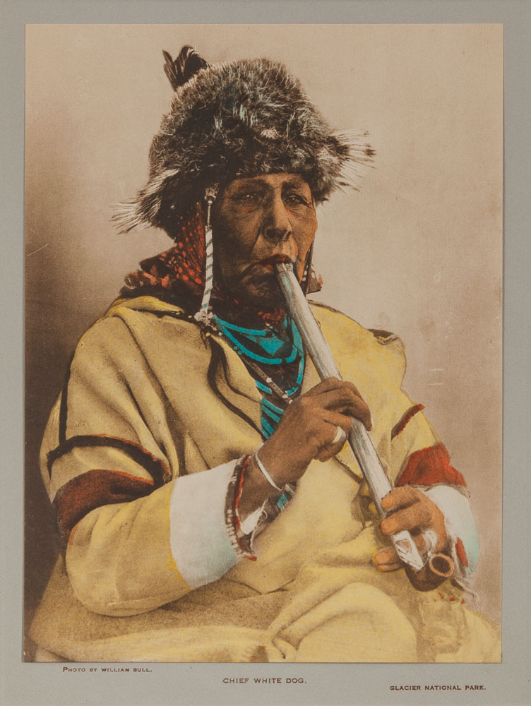 Chief White Dog by William Bull - SOLD